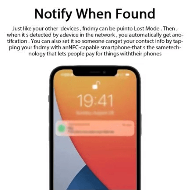 Localizzatore GPS portachiavi per iOS